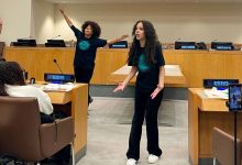 Photo of New York City youth give a shout out to human rights worldwide